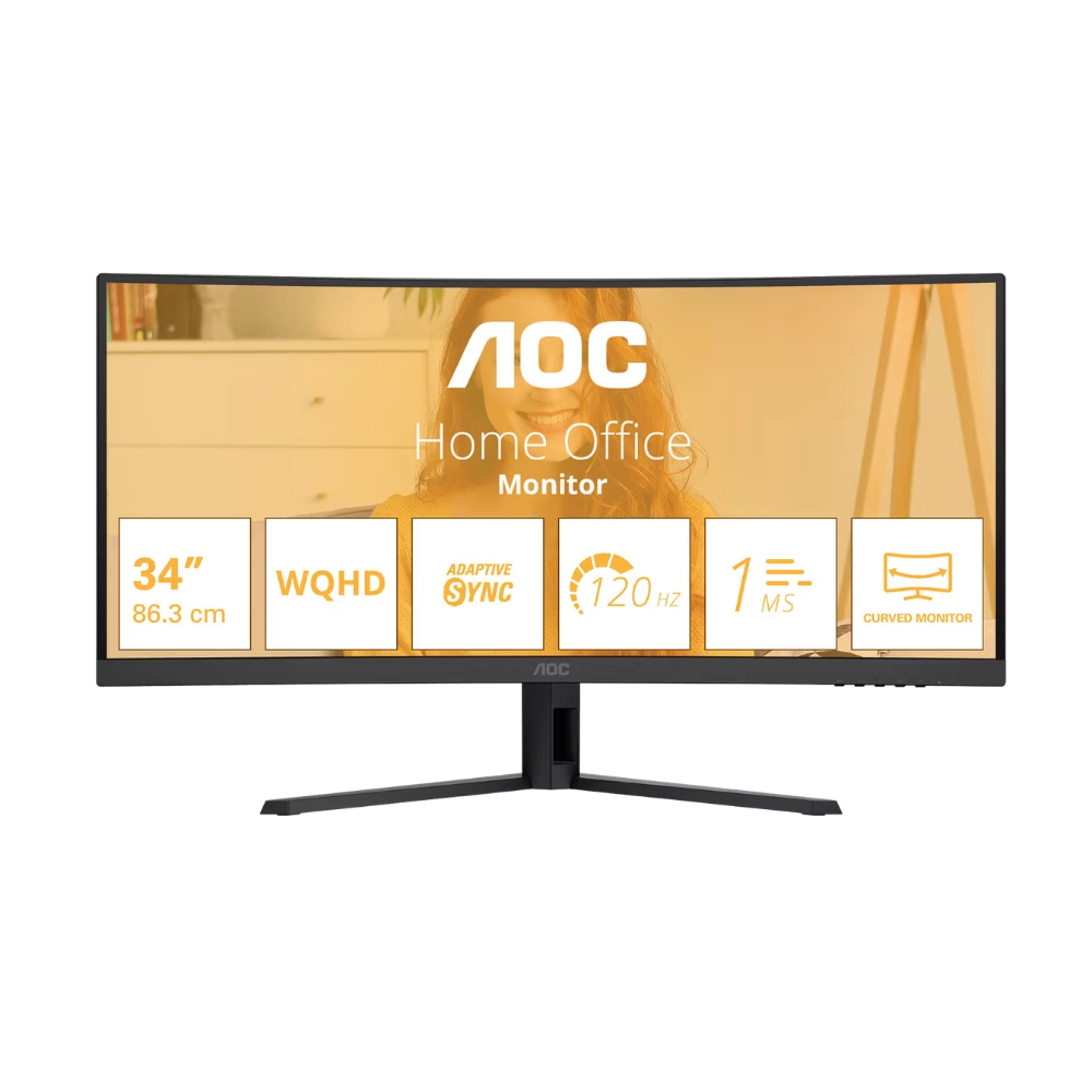 מסך מחשב קעור CU34B3E&nbsp;מבית AOC